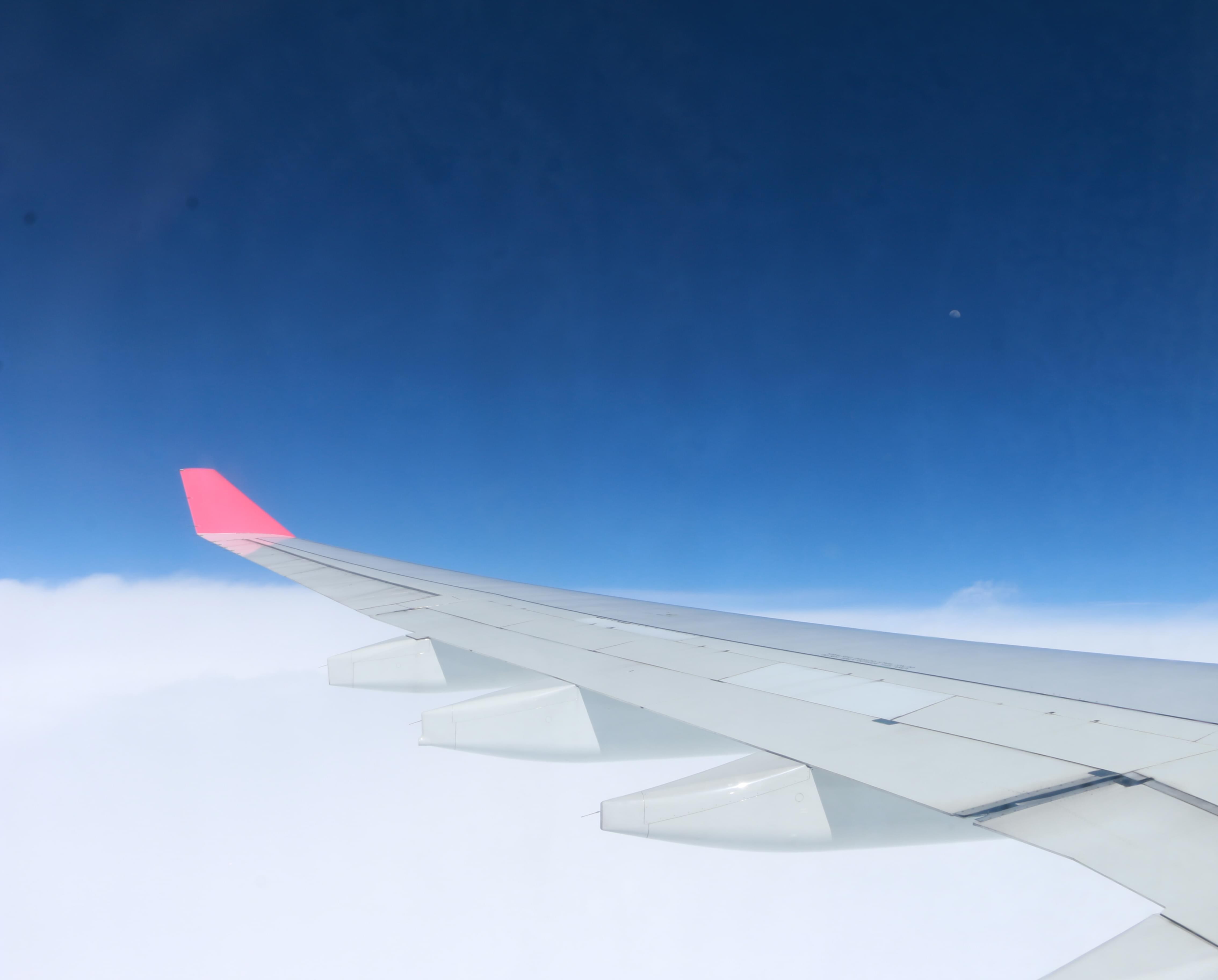 看,是月亮哦(右上角)